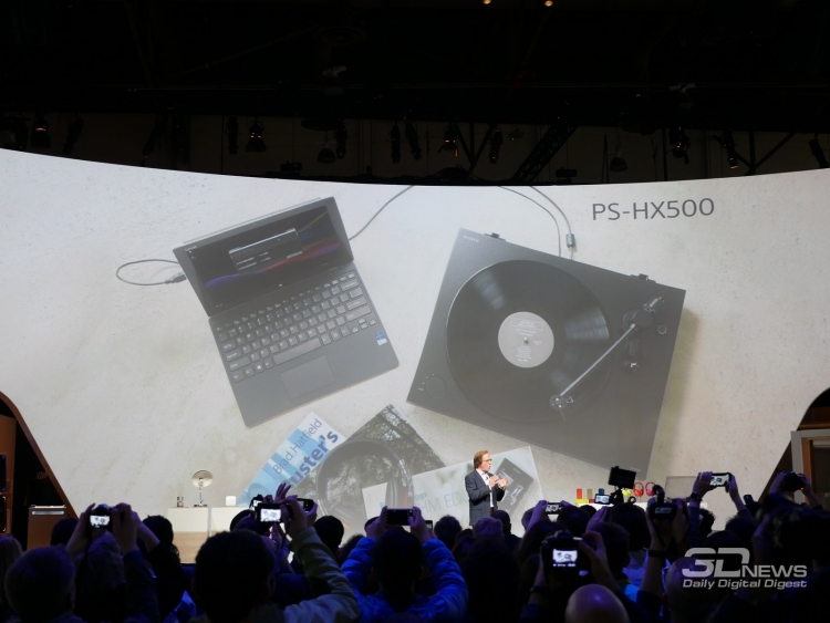 CES 2016: Sony PS-HX500 — виниловый проигрыватель с USB-портом»